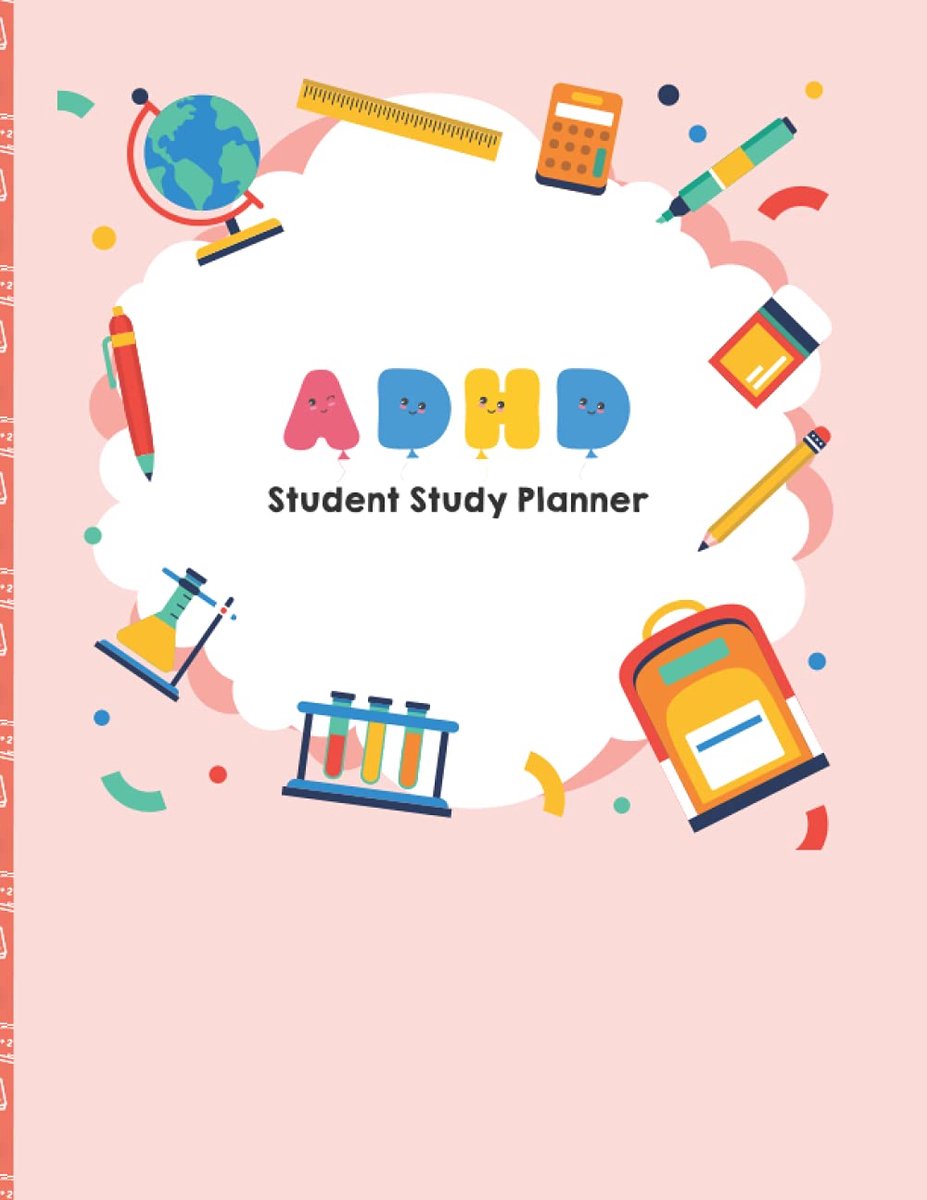 SnelShoppen - ADHD Student Study Planner - Studieplanner voor middelbare school, basisschool en voortgezet onderwijs - Perfect voor ADHD studenten - E