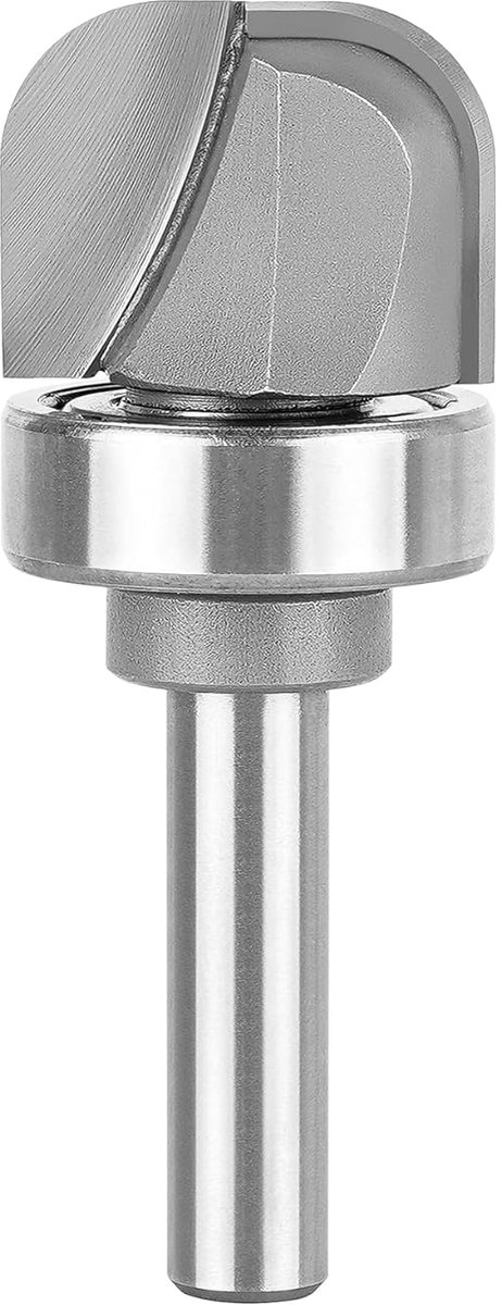 SnelShoppen - Hohl Frees Cutter 8mm Schacht 24mm Snijdiameter 2-Fluit Hout Cutter voor Router - Precisie Frees Gereedschap voor Houtbewerking