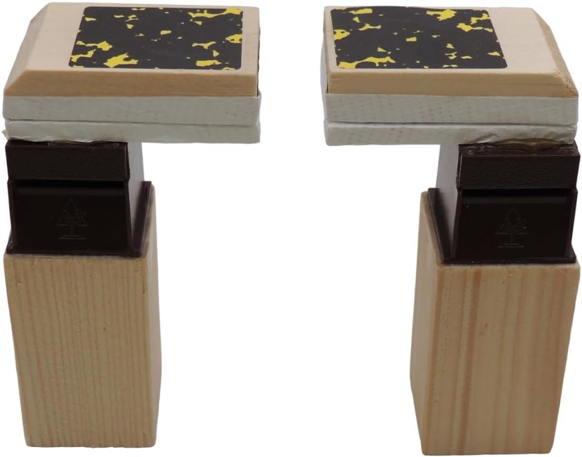 SnelShoppen - Complete Bellows voor Koekoeksklok 70 mm - Houten Luchtkamers van het Zwarte Woud - Authentiek Duits - Verkocht in Pairs - Ideaal voor K