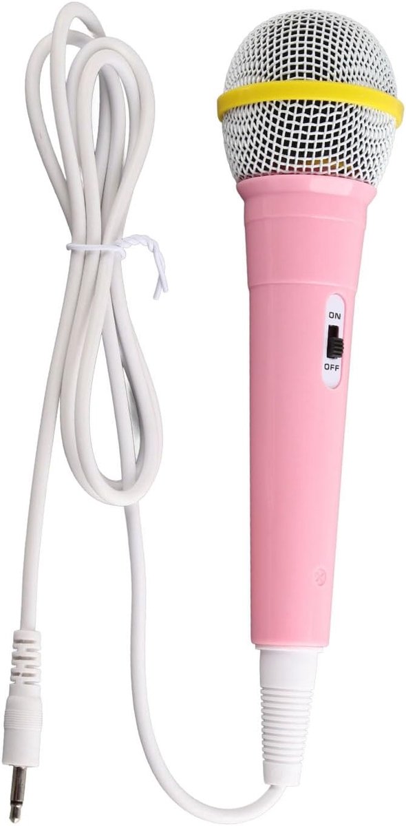 SnelShoppen - Kinderen Bedrade Microfoon - 3.5mm Plug - Lage Vervorming - Draagbaar Muziek Speelgoed - Zingende Microfoon voor Karaoke - Familie Feest