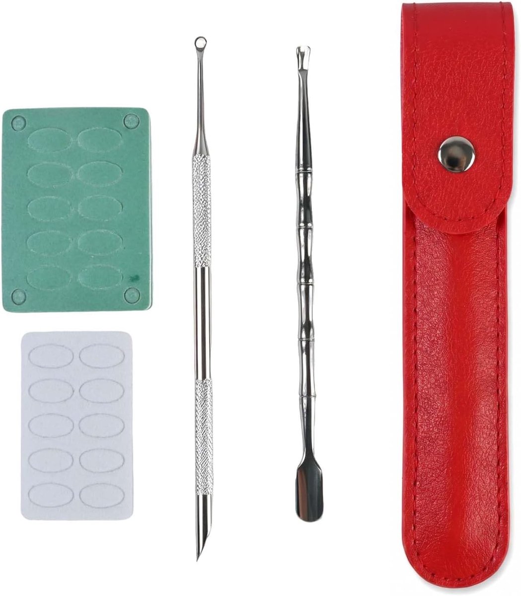 SnelShoppen - Professionele 13-delige Nagelriemduwer Set van Roestvrij Staal, Inclusief Nagelriemverwijderaar, Nagelriemsnijder en Nagelvijl (240/100