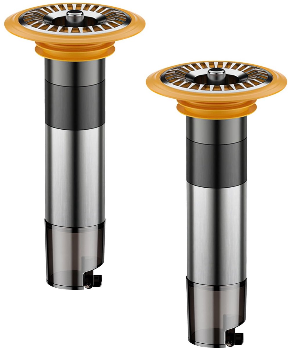 Dailygoods- Doucheklep Geurremmend - Doucheklep voor de Badkamer - Insectenbescherming - Overloopbescherming - Flexibel Ontwerp - 3 Stuks Verbindingsslangen - Afvoerklep