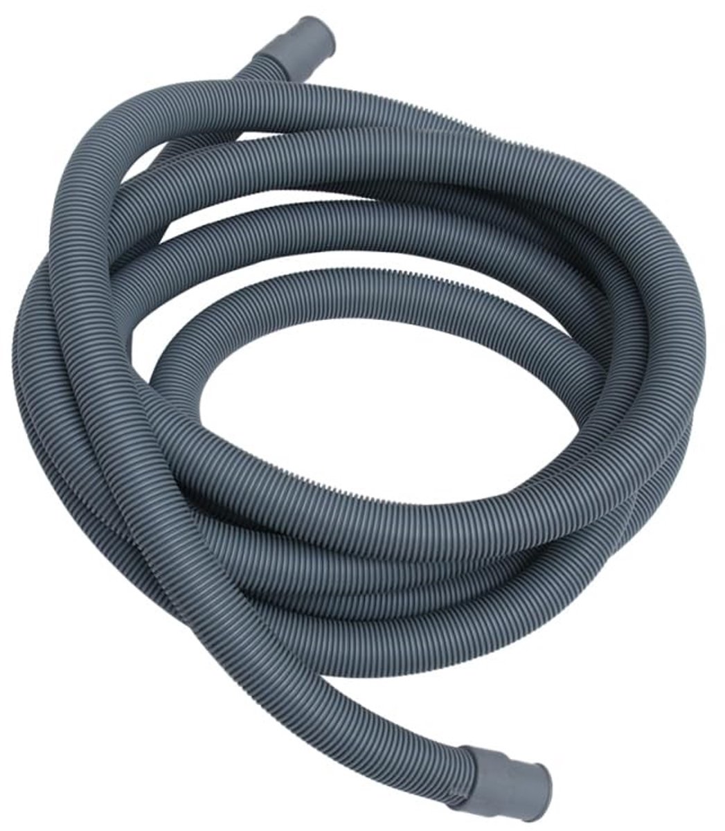 Dailygoods- Afvoerslang 4 m - Hogedrukbestendig - Flexibel - PVC - Geschikt voor Wasmachine - Eenvoudige Installatie - Wasmachineslang