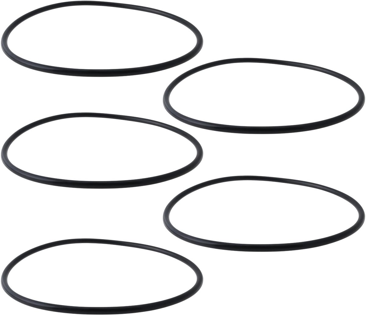 Dailygoods- O-ring set 5 stuks - vervangende O-ringen - compatibel met Bestway Flowclear zandfilters - buitendiameter 160 mm - waterdicht - duurzame materialen - Afdichtring