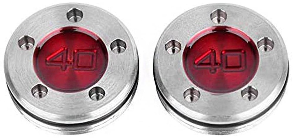 Dailygoods- Puttergewichten 40g - 2 Stuks - Rubberen Ringen - Slijtvast Metaal - Afdichting - Hoogwaardige Aftermarket - Golfgewichten