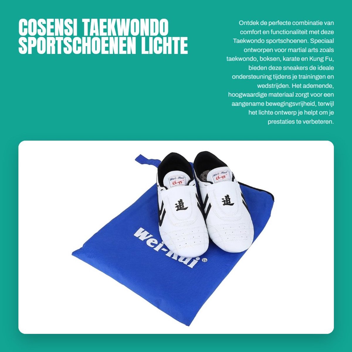 Dailygoods- Taekwondo Schoenen Lichtgewicht - Vechtsport Schoenen - Martial Arts Sneakers - Ademend Materiaal - Rubber Zolen - Innovatief Ontwerp