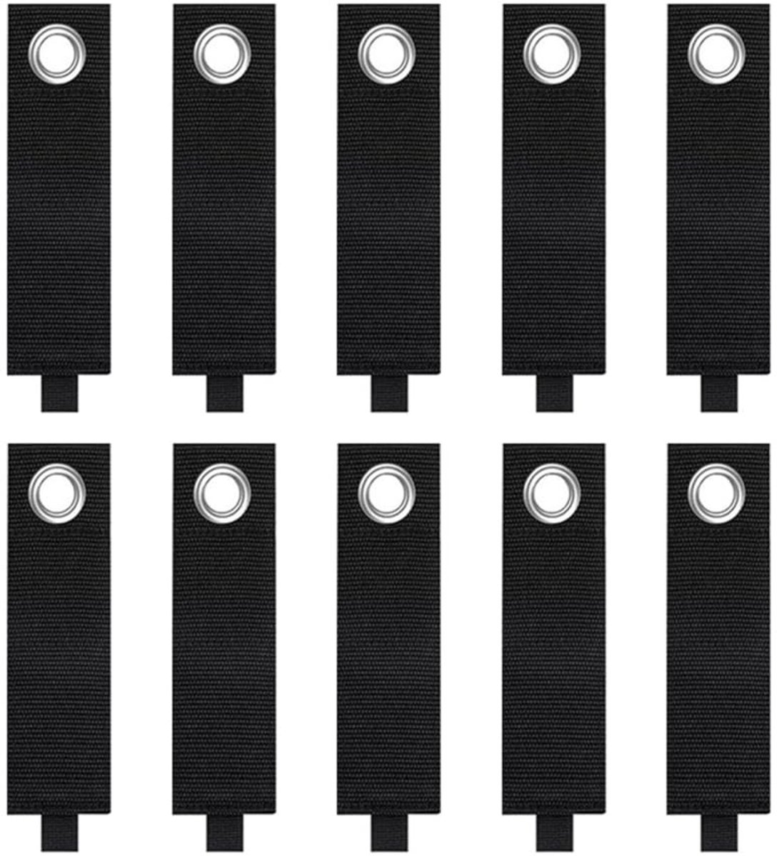 Dailygoods- Kabelriemen 10 Stuks - Herbruikbare Kabelbinders - Verlengkabelhouder - Duurzaam en Robuust - Tot 22 kg - Eenvoudig te Gebruiken