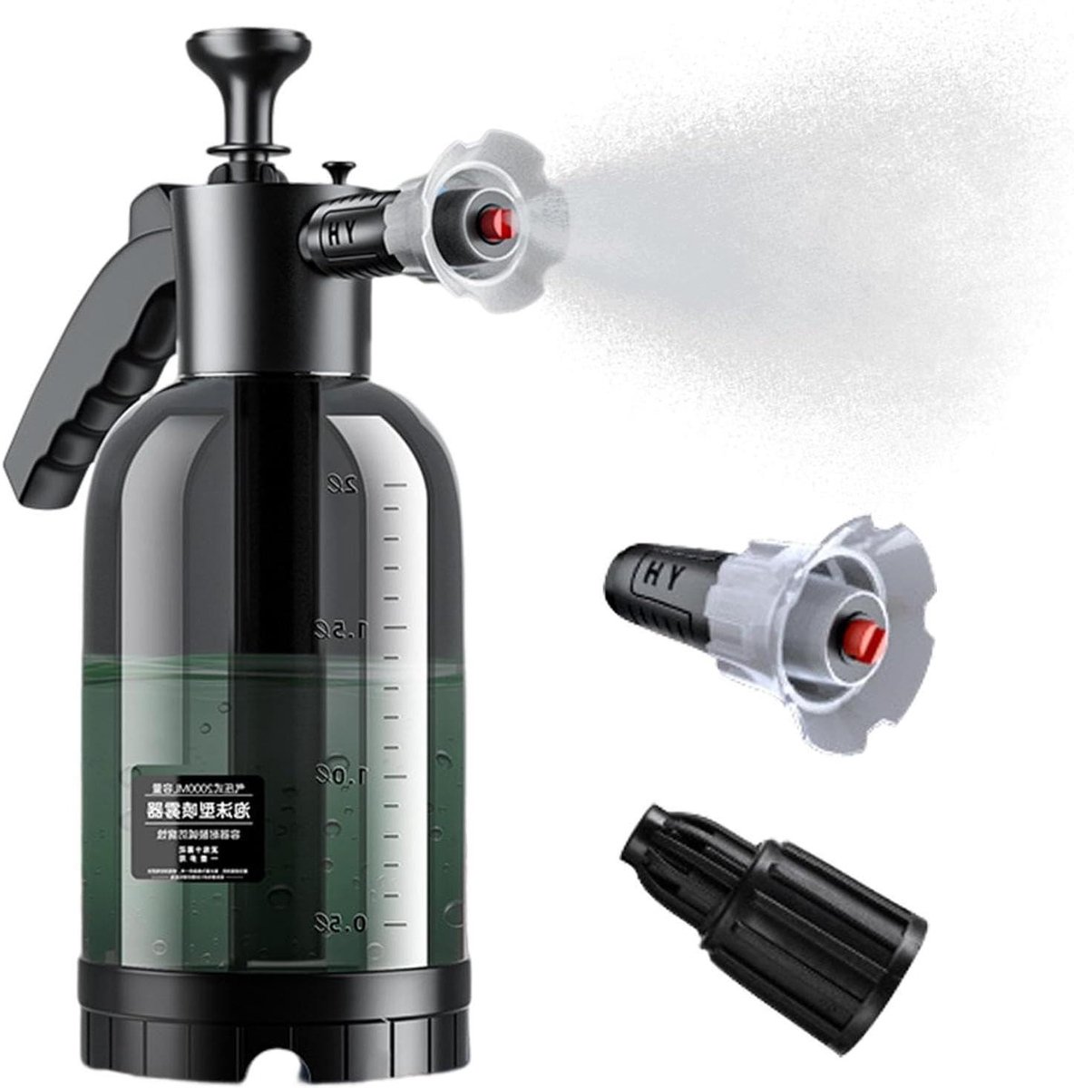 Waspomp Spuit - Schuimspuit - Auto Wassen - Ergonomische Handgreep - 34.5 x 24.3 x 15.8 cm - Wit