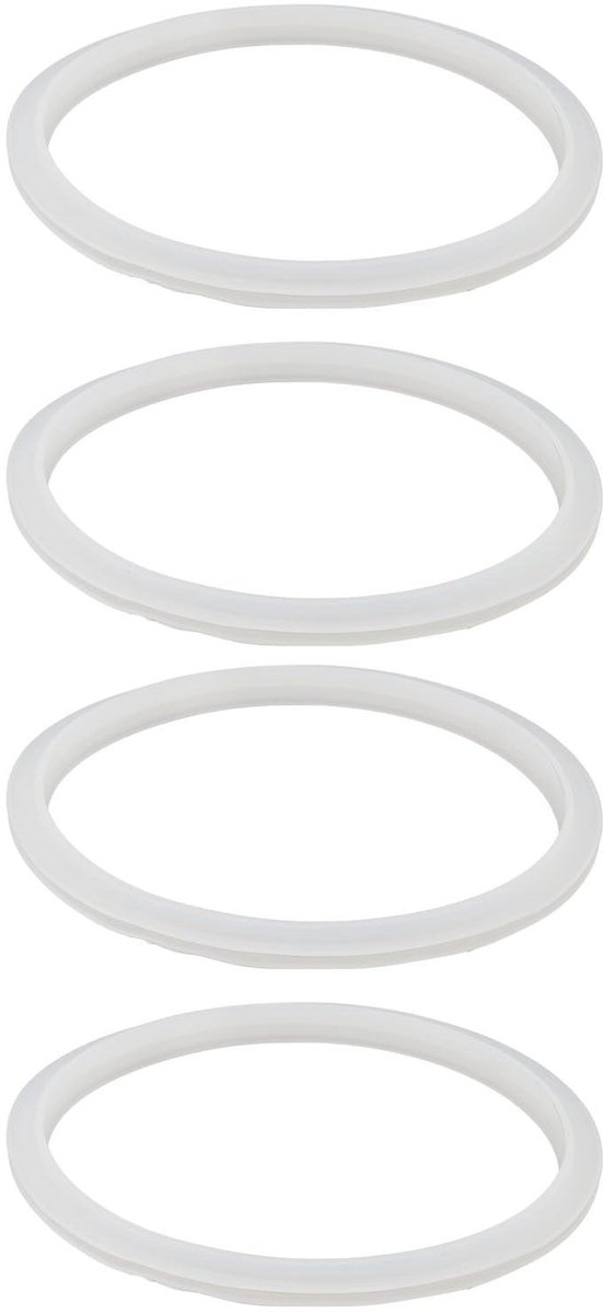Dailygoods- Afdichtingsring 4 stuks - Vervangende Afdichting - Siliconen - Hittebestendig - Slijtvaste Prestaties - Hoge Druk Verzegeling - Afdichtring