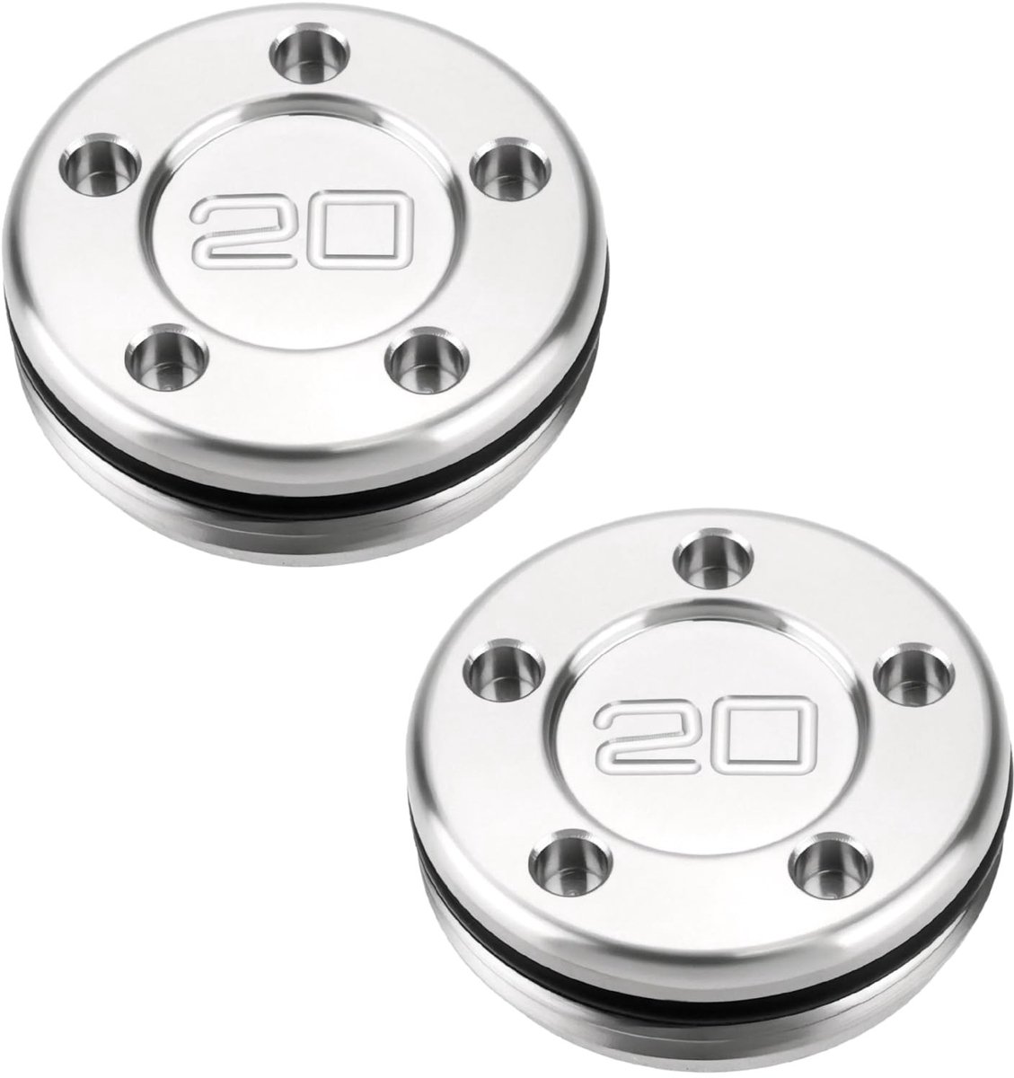 Dailygoods - 2 Stuks Golf Putter Gewichten 10g Compatibel met Scotty Cameron - Zilver
