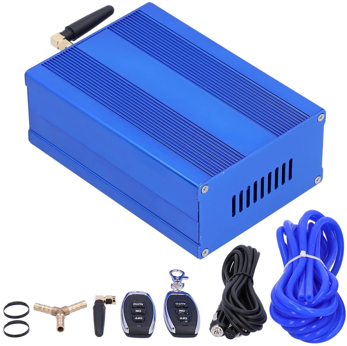 Dailygoods- Uitlaatklepcontroller Professionele Set - Universeel voor Auto - Betere Prestaties - Nauwkeurige Regeling - Kunststof/Metaal - Professionele Installatie Aanbevolen - Uitlaatklepsysteem