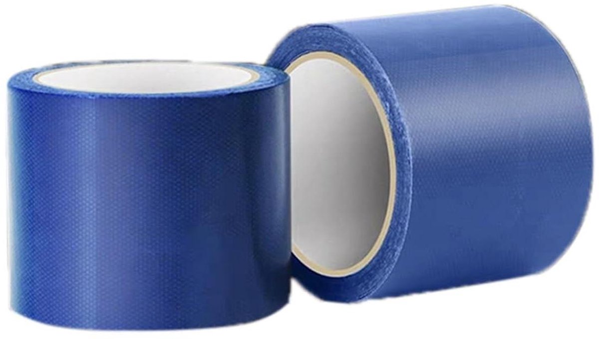 Reparatietape - Stoftape Zeilreparatie - Lekkages Dichten - Betrouwbare Hechting - 10 stuks - Blauw