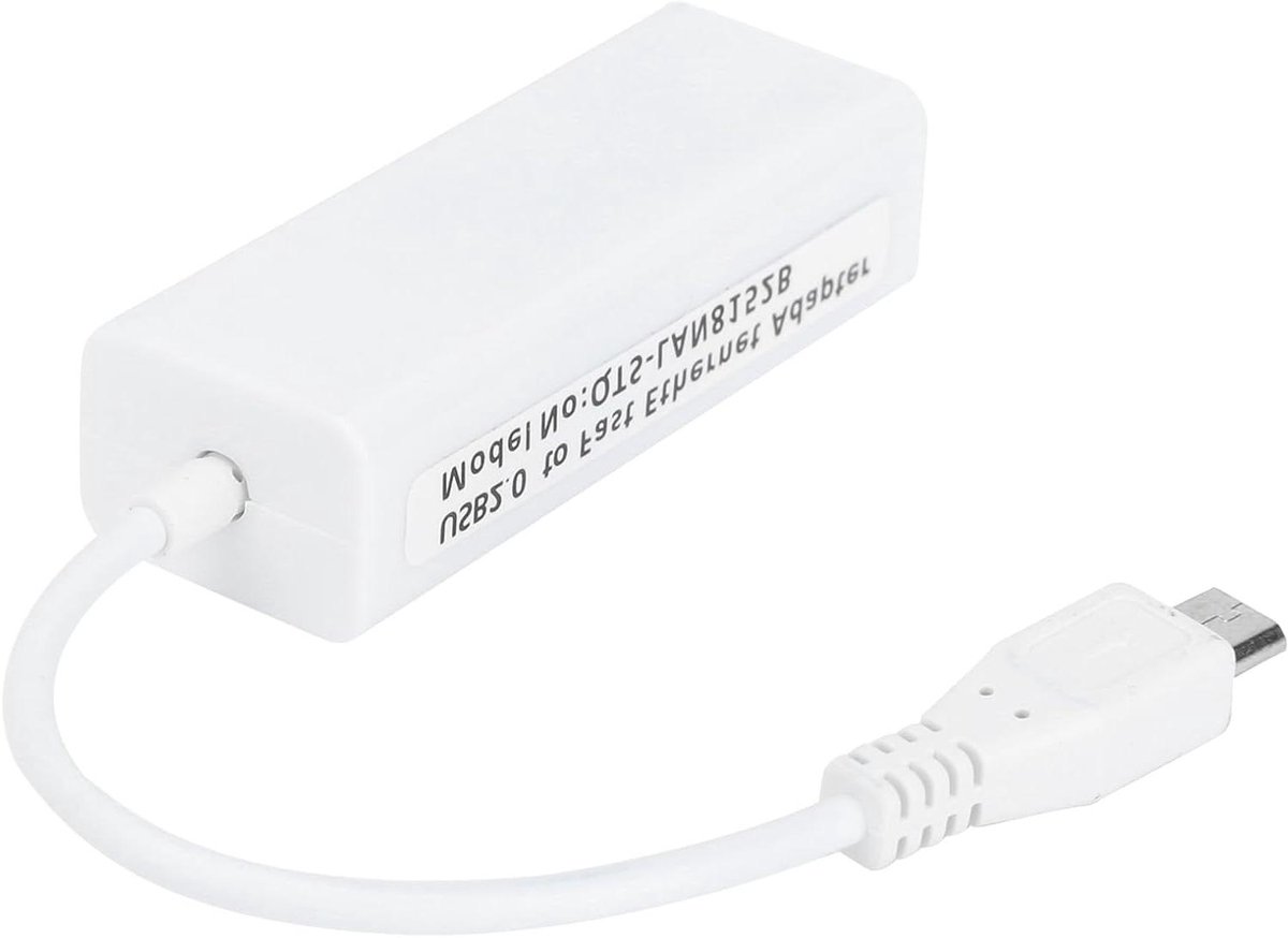 Micro USB naar RJ45 Ethernet LAN-adapter voor SBC en Tablets