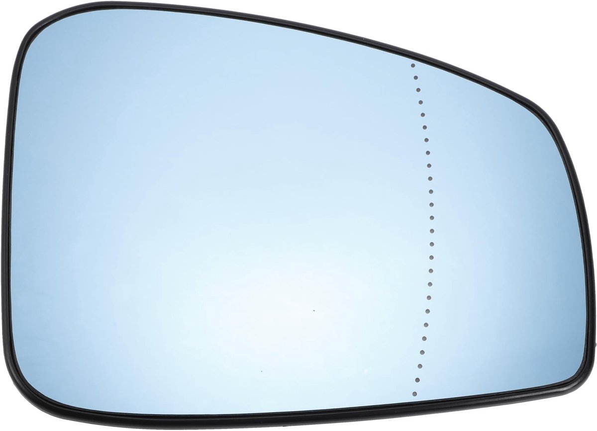 Dailygoods - Buitenspiegel Glas Rechts - Vervangend Spiegelframe - Verwarmd Blauw Glas - Aspherisch - Voor Renault Laguna 2008-2015