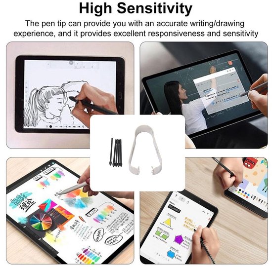 Dailygoods - 5 Stuks Vervangende Stylus Penpunten voor Tab en Note Apparaten — afbeelding 3