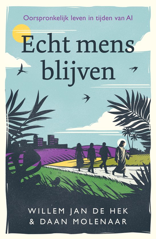 Echt mens blijven - cover
