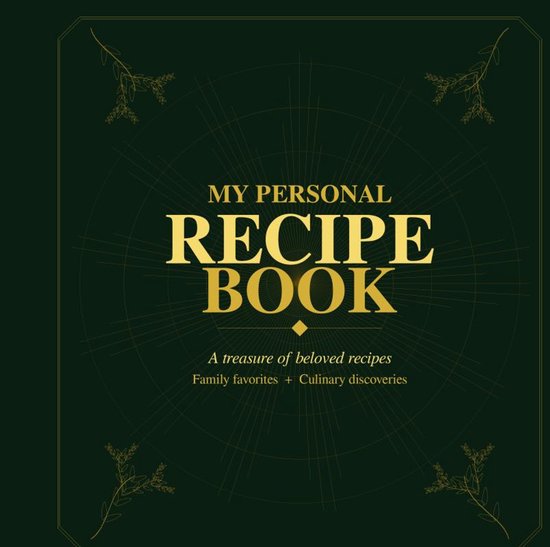 Recipe Book Fill-in Book - Recipe Collection Book - My Recip ... - cover