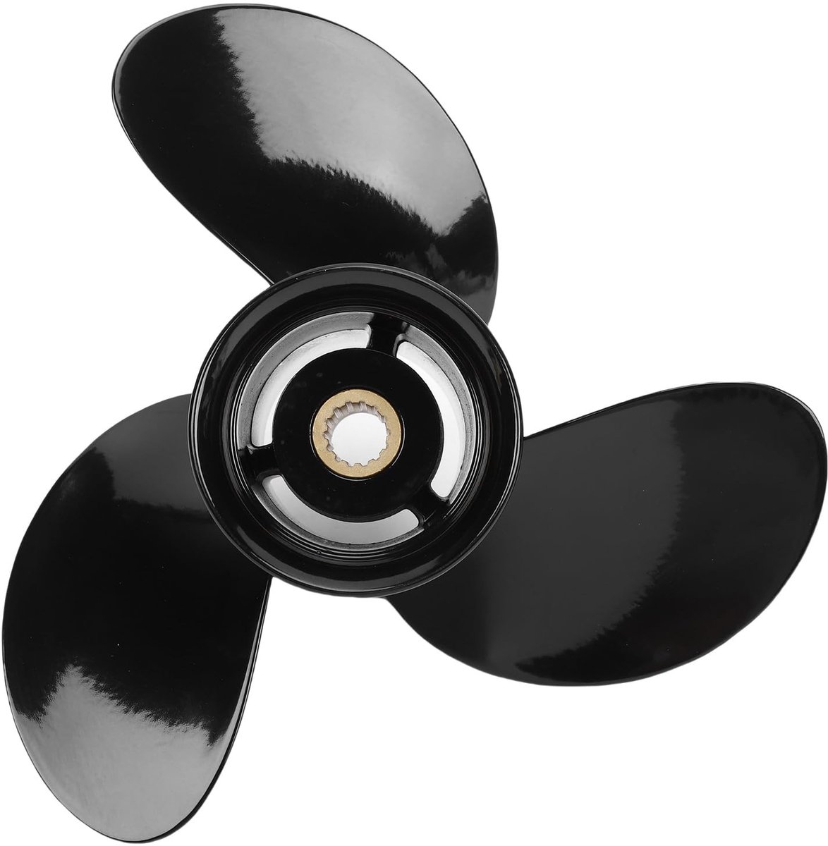 Dailygoods- Buitenboordmotor Propeller 9,25x10 - Aluminium - Vervanging - Rechtsdraaiend - Eenvoudige Installatie - Verbeterd Prestatiedesign - Bootpropeller