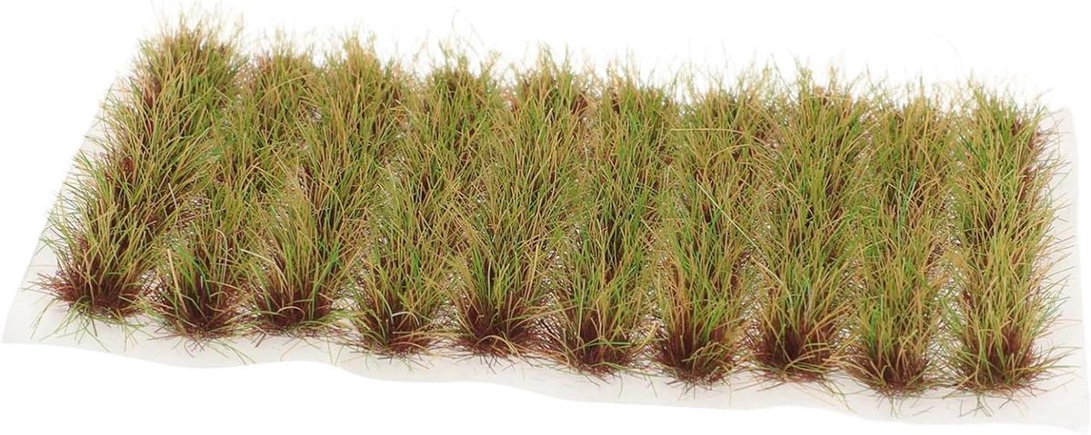 Mini Gras Clusters - Statisch Gras Grasmodel - Modelbouw Landschap - Realistische Textuur - 70 Stuks - Groen