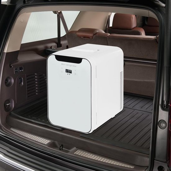 Mini Koelkast - Compact Koeler - Dranken Koelen - Verwarmen en Koelen - 20 Liter - Wit — afbeelding 4