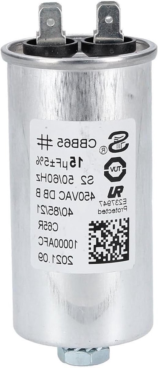 Condensator voor Droger Startcondensator Droogtrommel Droger Reparatie Originele Kwaliteit 15µF 450V Niet gespecificeerd
