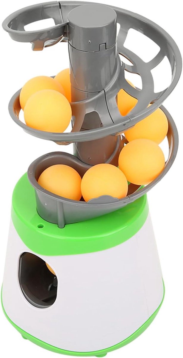 Tafeltennis Trainer - Automatische Werper - Training Verbeteren - Draagbaar ABS Materiaal - 24 x 18 x 18 cm - Zwart