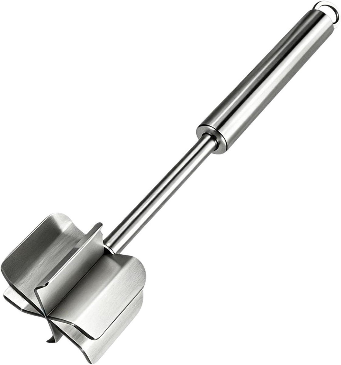 Vlees Hakker - Vleesmolen Hakker - Maaltijden Bereiden - Zes Bladen Ontwerp - 26 cm - Zilver