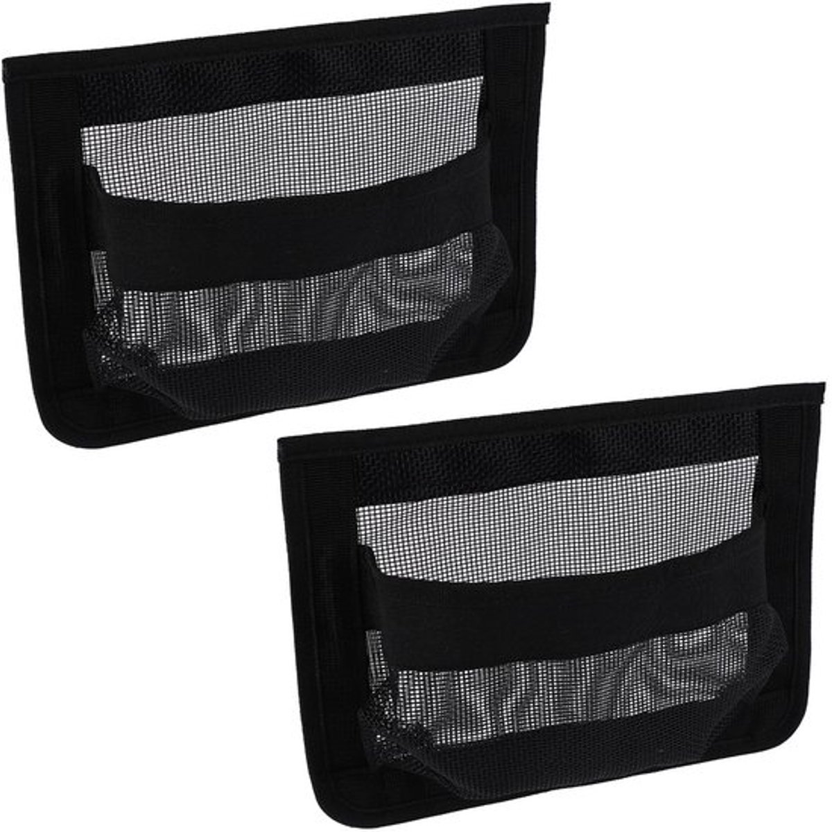 Opbergnet Waterdicht - 2 Stuks Zelfklevende Opbergzakken - Polyester - 25,5x18,5cm - Geschikt voor Bootgereedschap - Organiseren van Visgerei - Opbergzak
