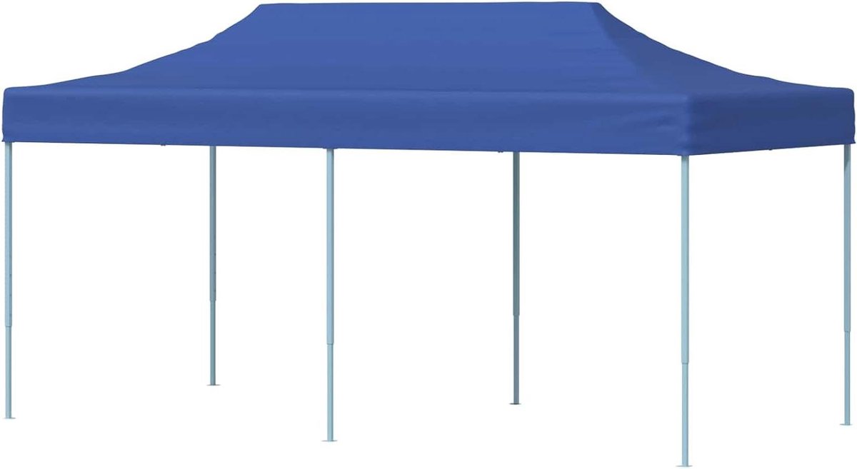Partytent Oxford Stof - Feesttent Luifel - Buitenfeesten Organiseren - Waterdichte Bescherming - 291 x 580 x 315 cm - Blauw