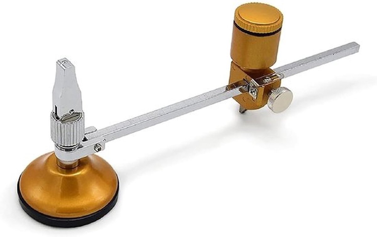 Glassnijder Professioneel 40 cm - Cirkelsnijder - Glazen Cirkelsnijder - Glassnijder Tool - Cirkelglassnijder - Met Zuignap
