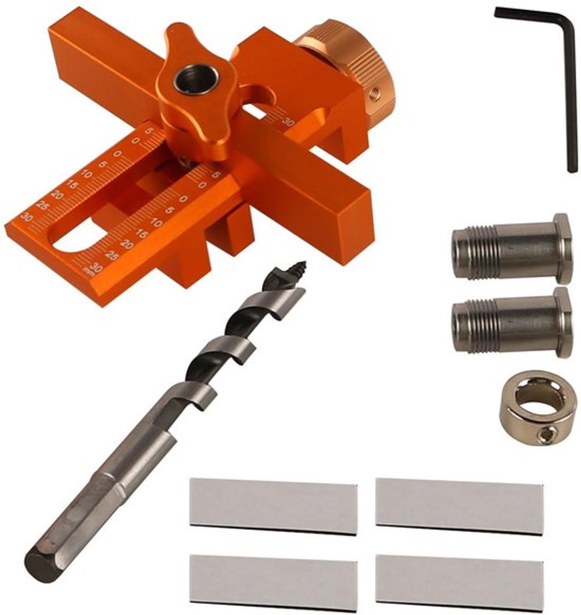 Kastdeur installatie positioner - Eenvoudig verstelbare mal - Voor het installeren van kastdeuren - Aluminiumlegering - Klussen en gereed...