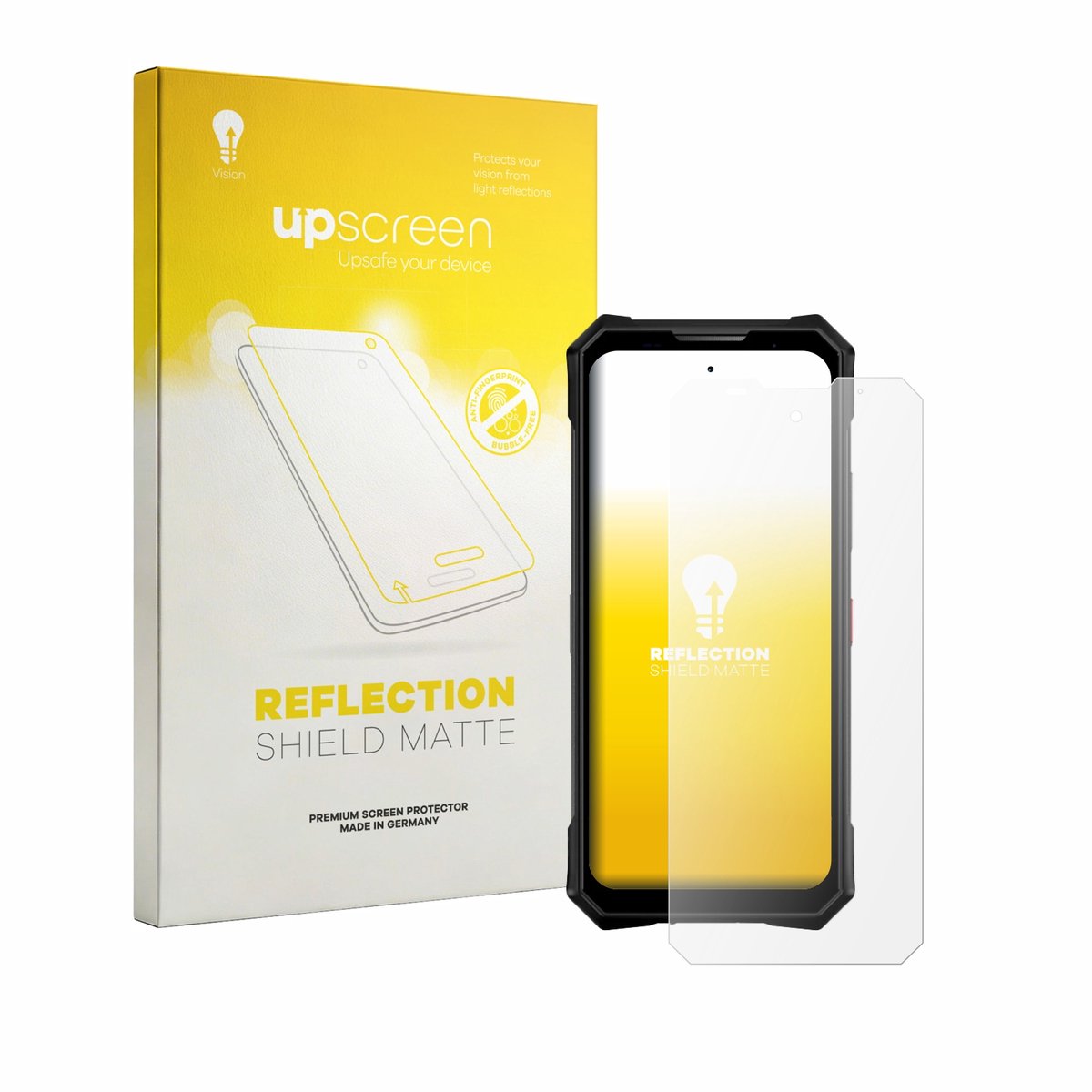 upscreen - Screenprotector voor Doogee V50 - Folie Beschermfolie anti glare matte