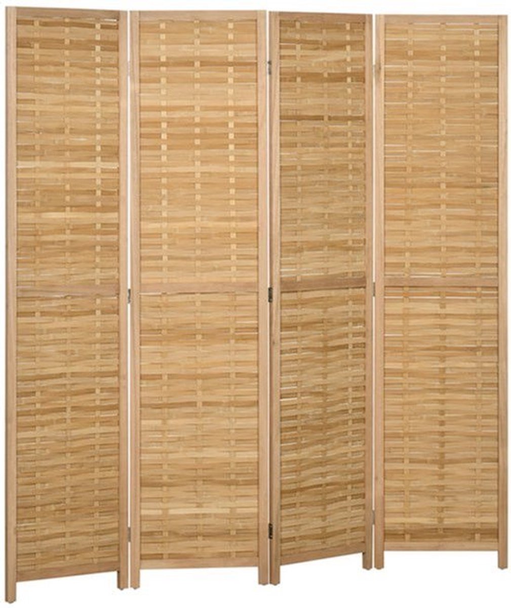 Kamerscherm – Roomdivider – Scheidingswand – Paravent – Privacy Scherm – 4-Delige Opvouwba