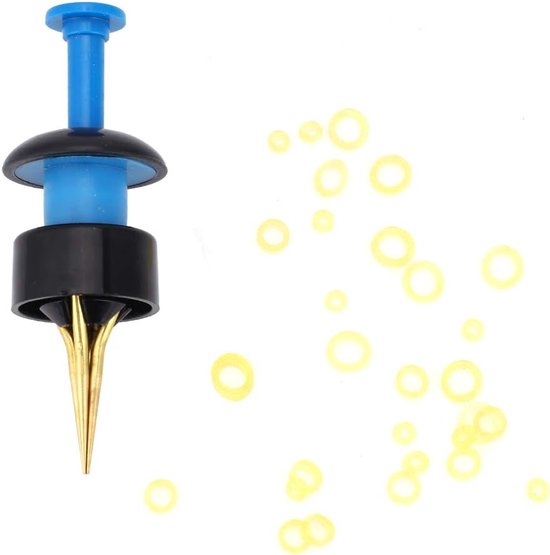 Plastic Visgereedschap - Bloedwormgereedschap Haakaas Tool - Vissen - Handen Schoon Houden - 14 x 7 x 5 cm — afbeelding 4