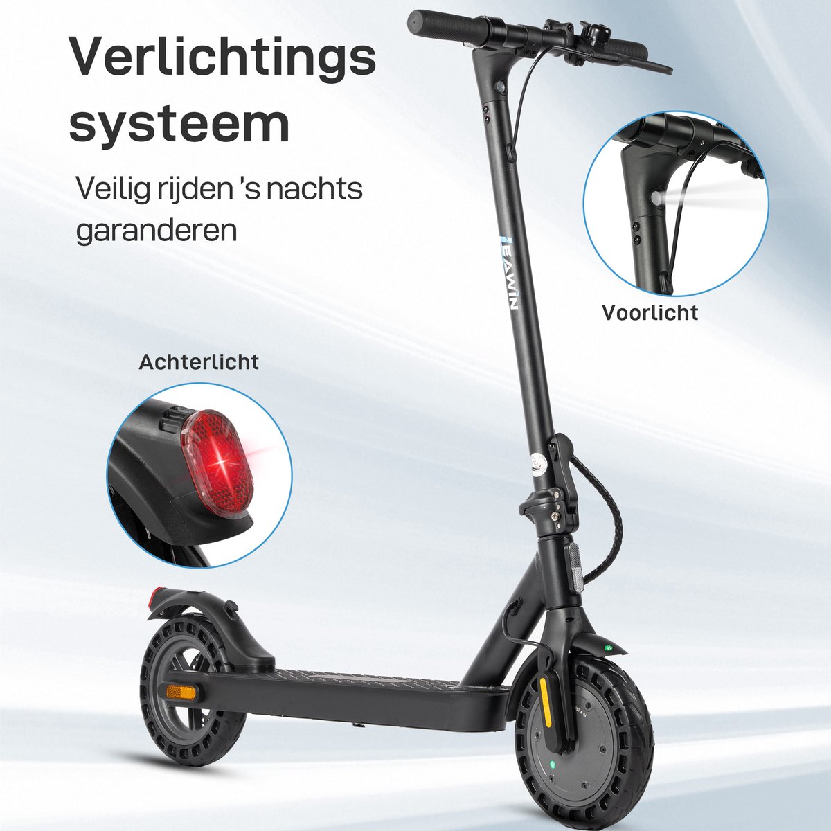 Elektrische Step T4 - 48V 13Ah (624 Wh) Accu - Actieradius - afbeelding 3