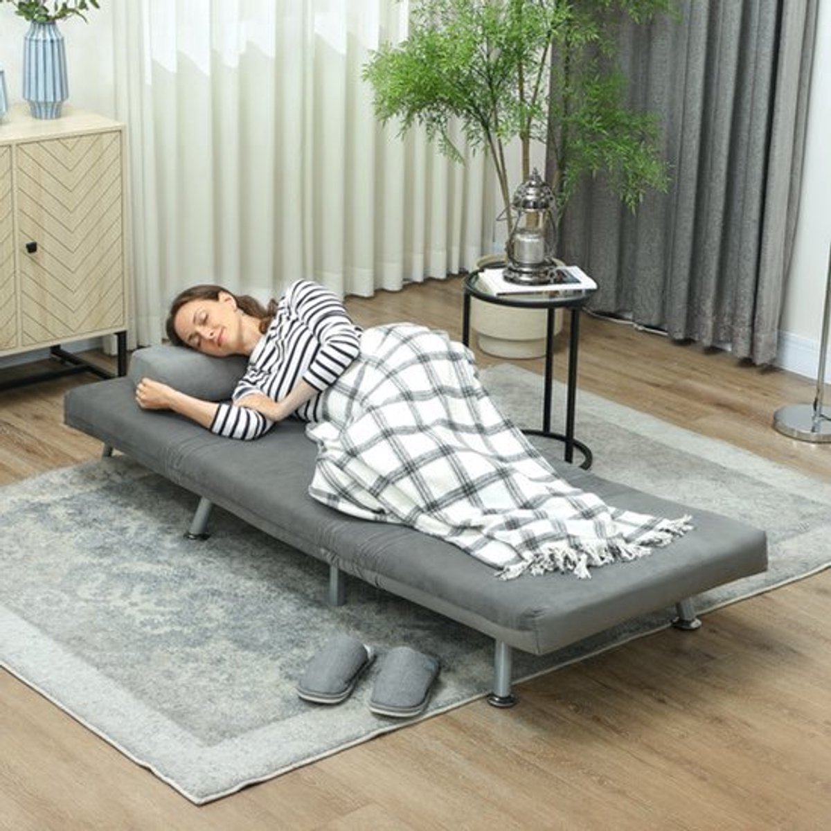 Relaxstoel Inklapbaar – Klapstoel – Ligstoel – Tuinstoel – Relaxfauteuil – Verstelbare Rug