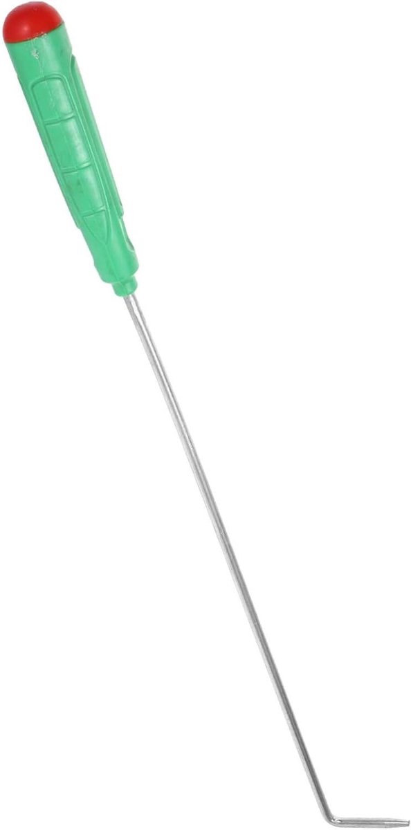 Haard Pook - Vuurhaak - Kampvuur Maken - Robuust Haak Ontwerp - 43 cm - Zwart