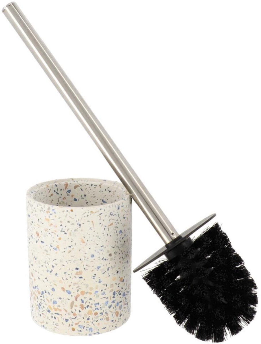 Tendance toiletborstel terrazzo - cement - D10 x H37 cm - wc borstel