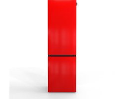 Nunki Large Combi NFA – Koel-vriescombinatie – No Frost – A-klasse – 304 liter – Front hot Rod Red Gloss