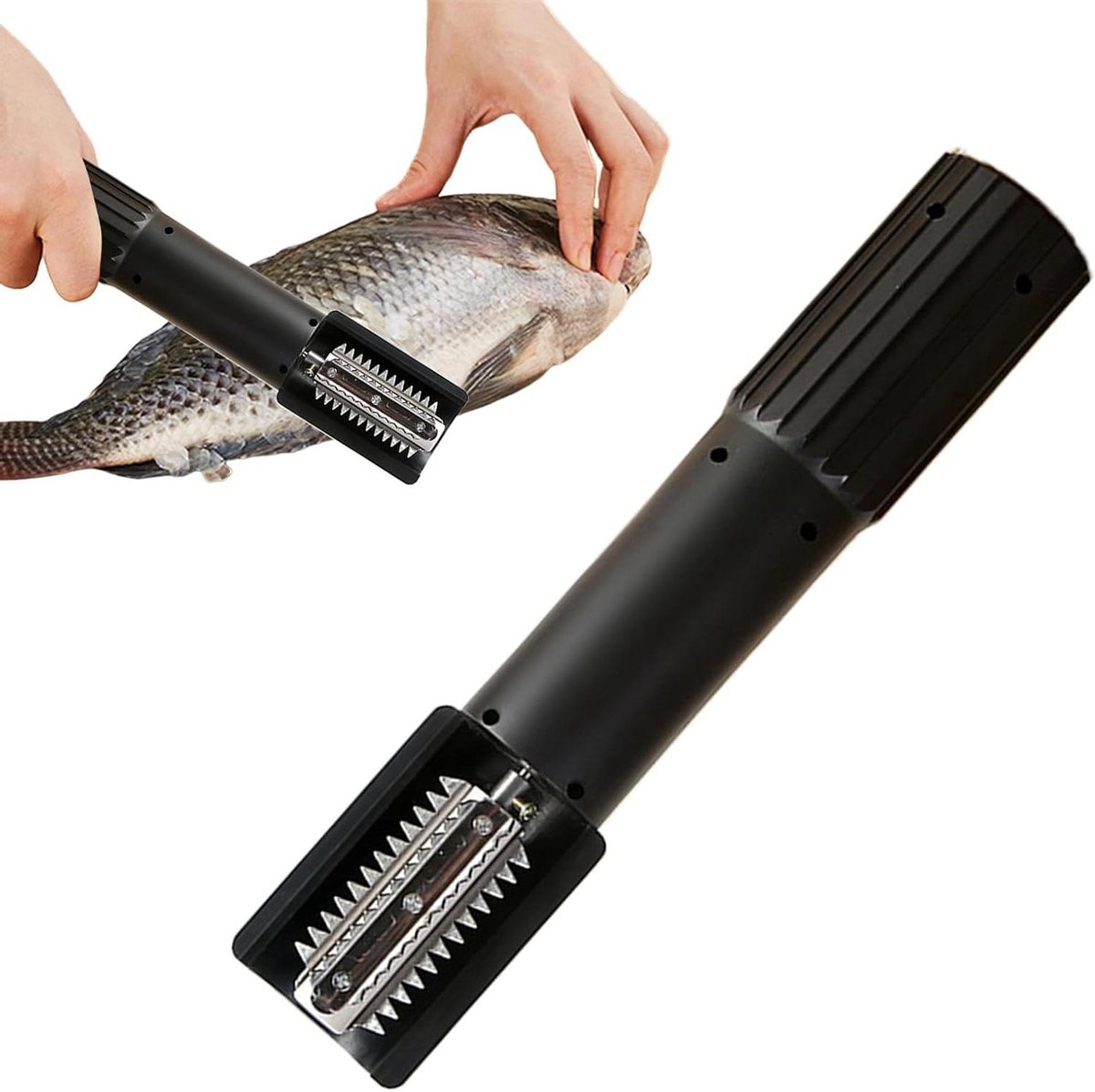 Elektrische Rasp - Keukenrasp Groente - Groente Snijden - Spatvrije Functie - 24.5 cm - Zwart