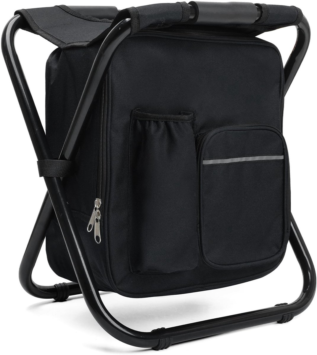 Dailygoods - Grote Opvouwbare Campingstoel met 15L Koelrugzak - Perfect voor Buitenactiviteiten