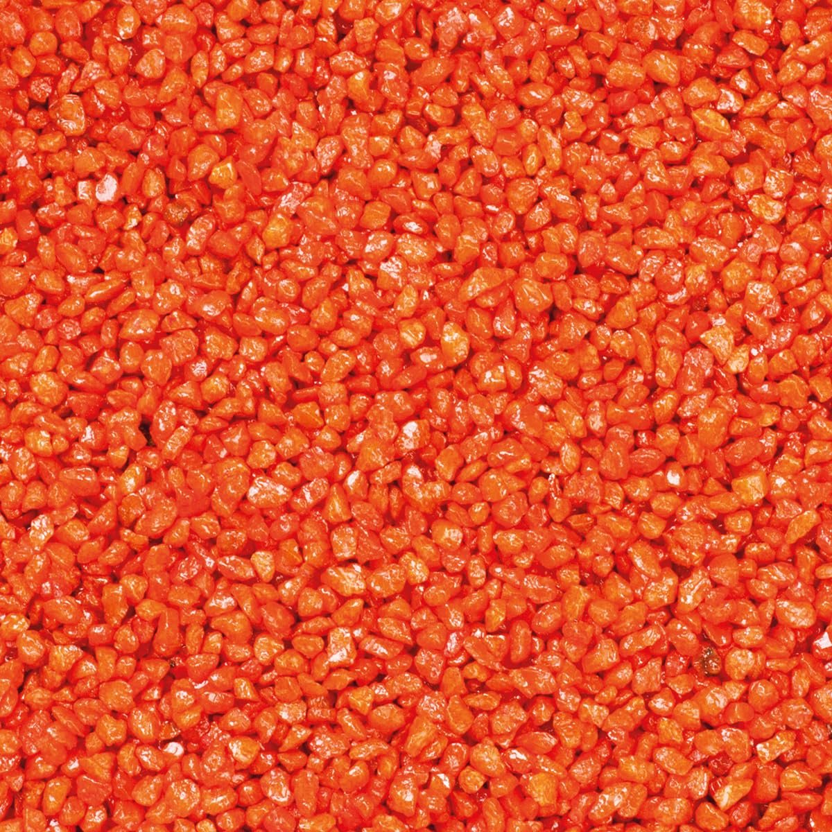 Dailygoods - Decoratief granulaat oranje, 5 kg, grof decoratiezand voor vazen