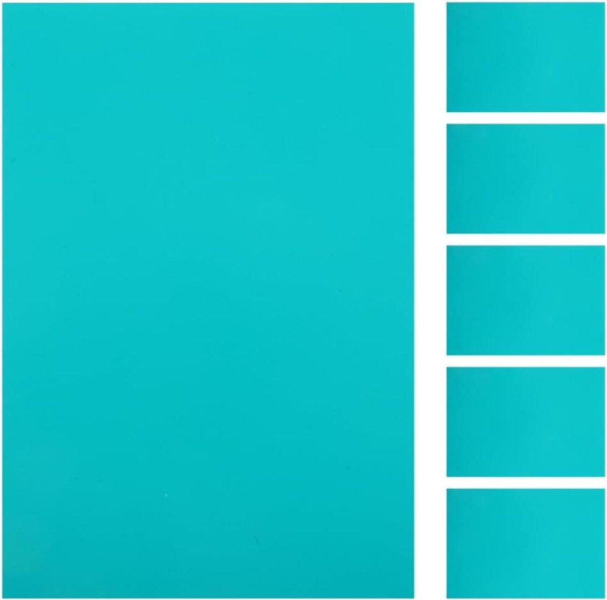 Linosnede Blokken - Graveerplaten - Doe-het-zelf Knutselen - Zacht PVC Materiaal - 14.8 x 10.5 cm - Groen
