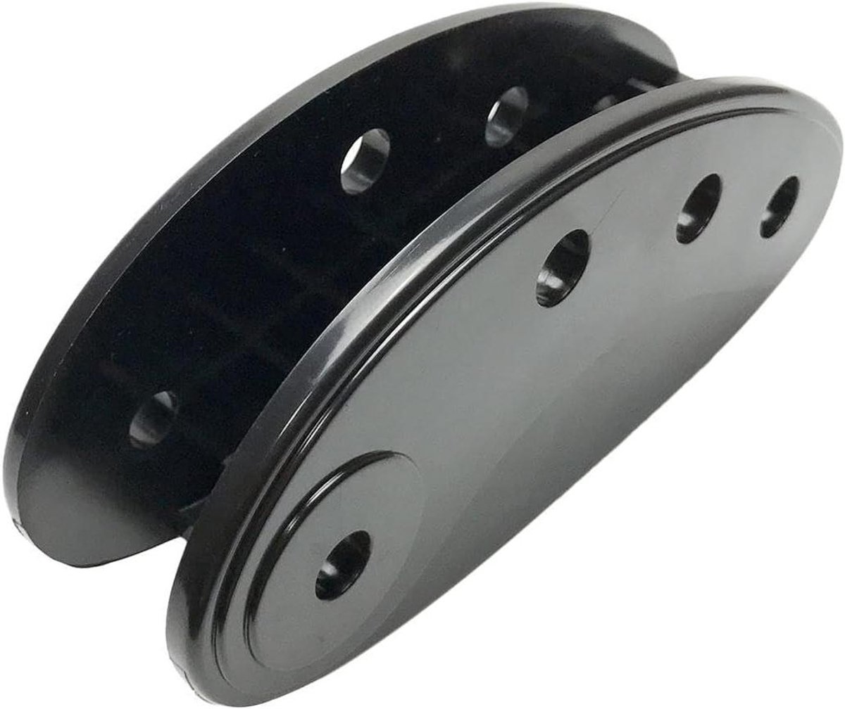 Loopband Verhogers - Hellingblokken Incline Risers - Intensievere Training - Simuleert Buiten Terrein - 24/27mm Buis - Zwart