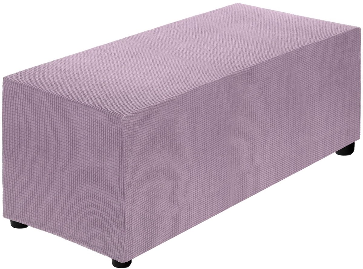 Dailygoods - Stretch Ottoman Cover - Rectangular Oversized Pouf Bedsprei voor Woonkamer