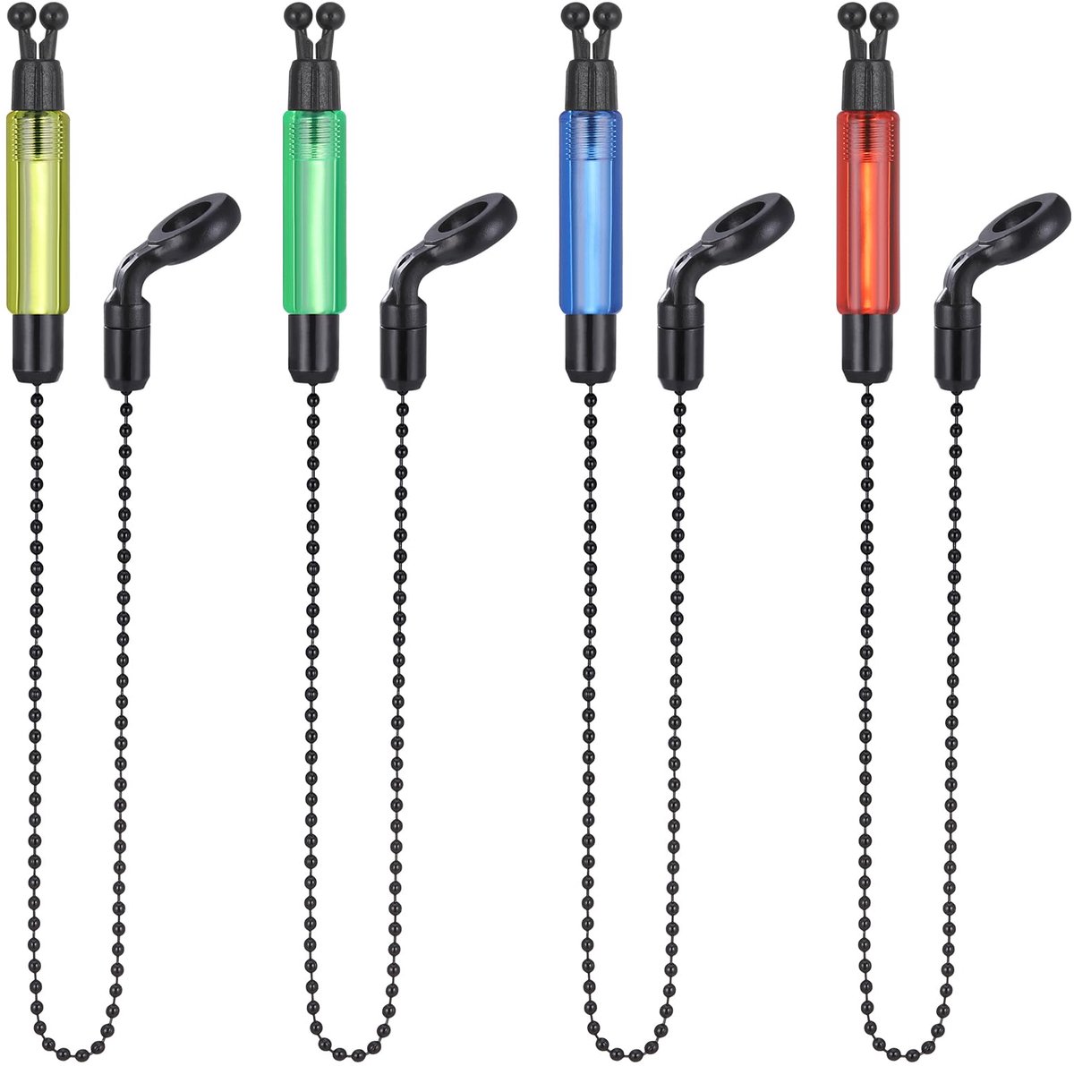 Dailygoods - 4 Stuks Vistrap met Aasindicatoren - Hoogwaardige Nachtvisaccessoires