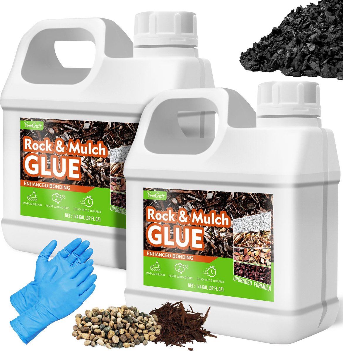 Dailygoods - Grindbindmiddel - 2 Liter Extra Sterke Steenlijm voor Tuin en Landschapsarchitectuur
