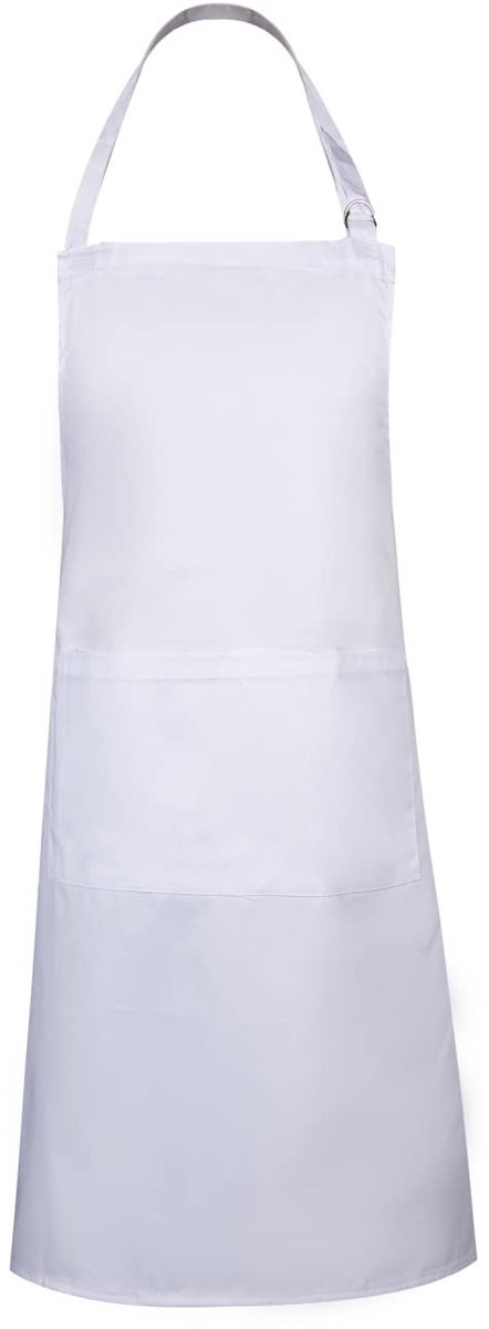 Dailygoods - Unisex Kookschort voor Chefs en Bedienend Personeel - 70x90 cm - Zwart