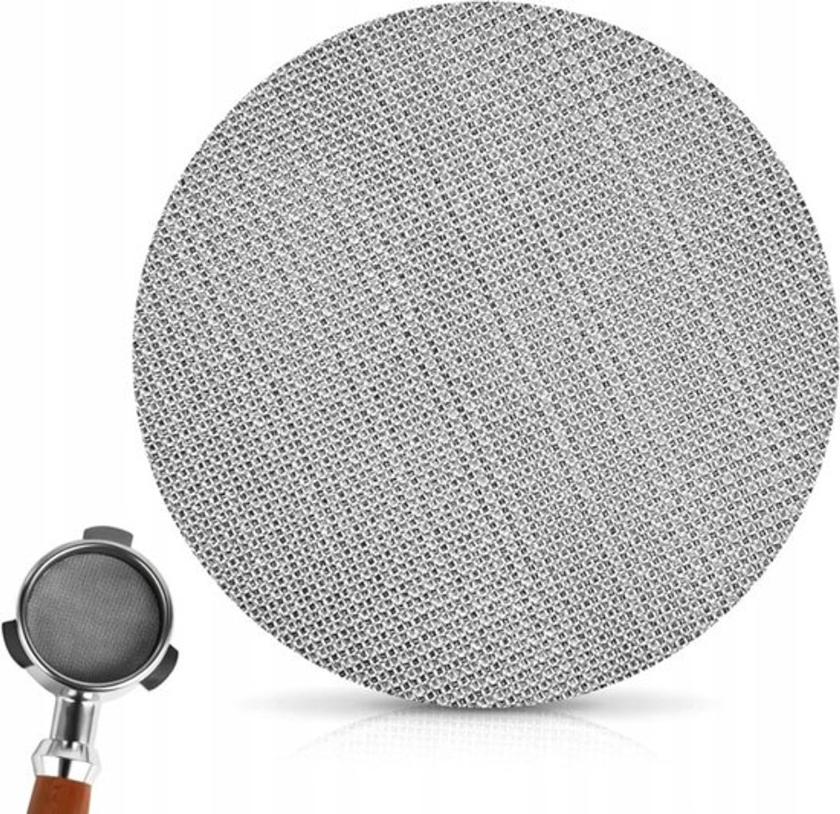 Driedelige espressofilterset, 51 mm diameter, 1,7 mm dik.