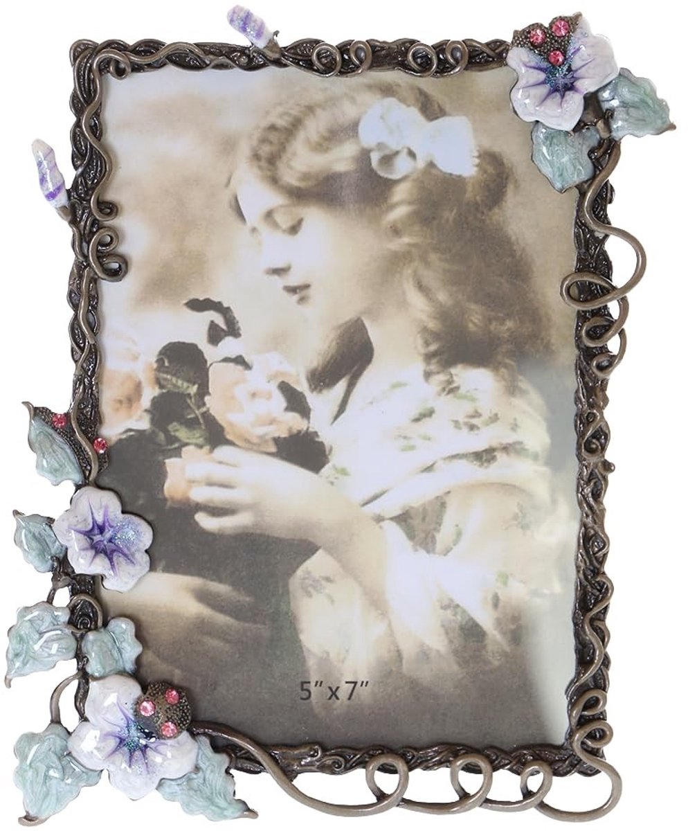 Dailygoods - Kawaii-Story Retro Fotolijst - Luxe Design in Antiek Brons voor 5x7 inch Foto's